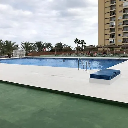 Piscina - 1ª Linea De Playa Puerto Deportivo شقة *